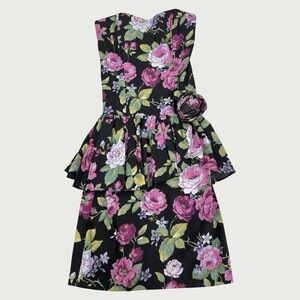 80s/90s Floral Cocktail Dress